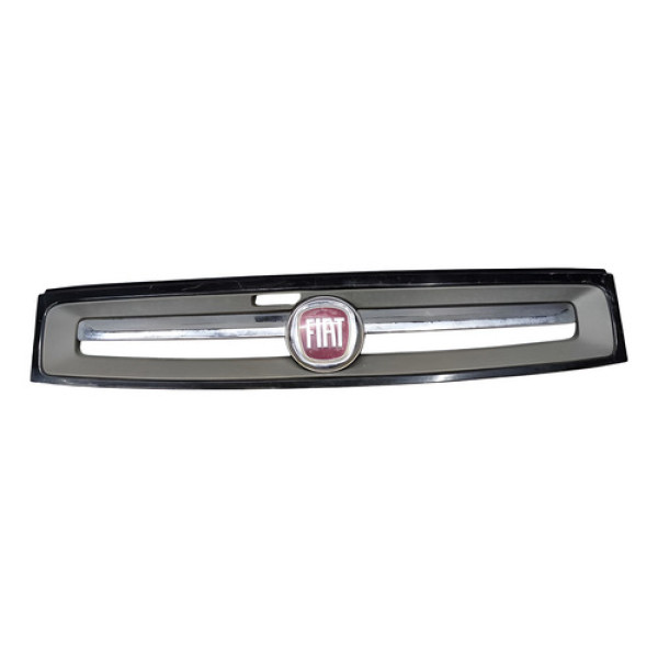 Grade Frontal Parachoque Fiat Palio 2010 2011 2012 Detalhe Brilhante