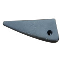 Acabamento Interno Retrovisor Direito Hafei Towner 2010 Preto