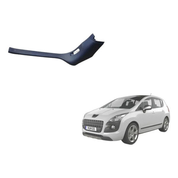 Soleira Interna Dianteira Esquerda Peugeot 3008 2011-14 Preto