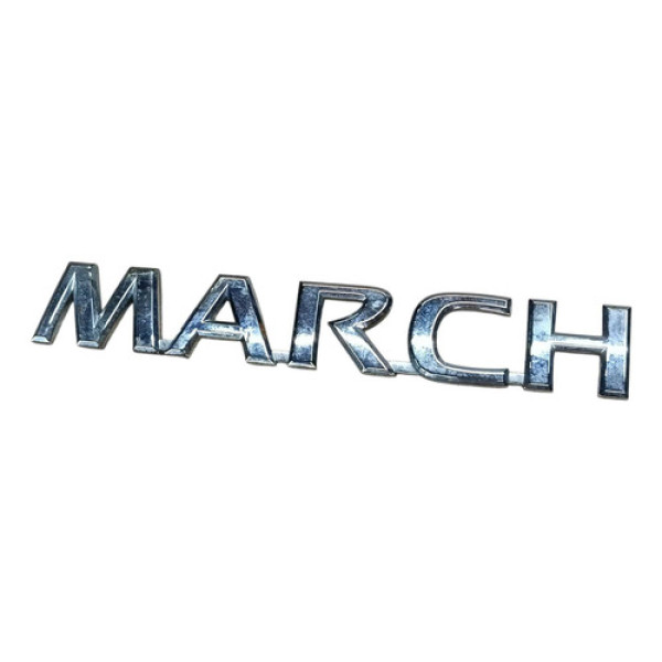 Emblema March 2013 2014 2015 2016 Letras Prata