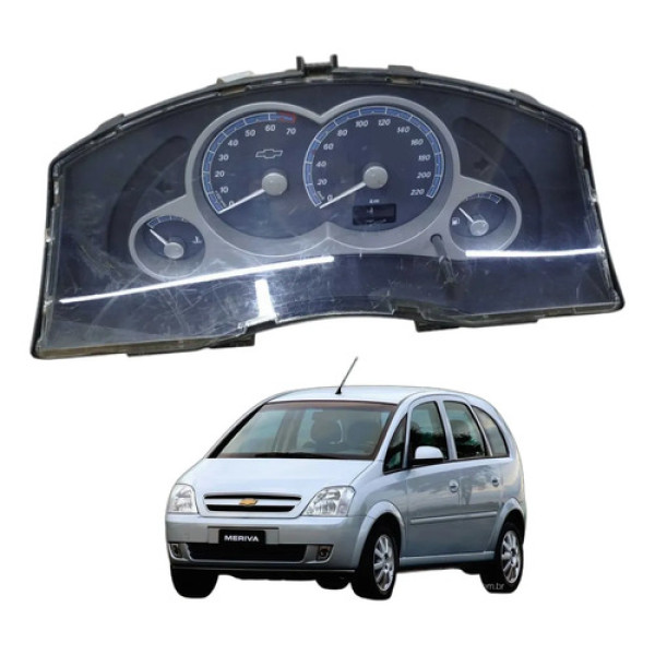 Painel Instrumentos Chevrolet Meriva 2008 2009 2010 Preto