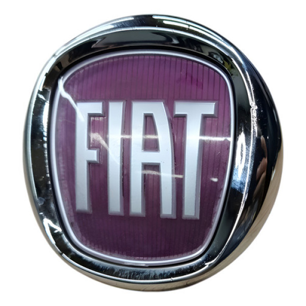 Botão Emblema Tampa Traseira Grand Siena 2015 Eletrica Vermelho