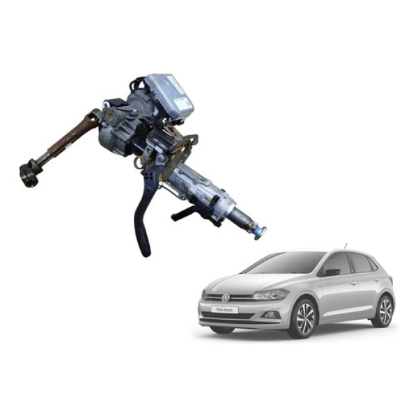 Coluna Direção Eletrica Volkswag Polo 1.0 Tsi 2019 2020 2021