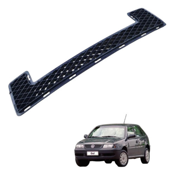 Grade Central Parachoque Gol G3 1999 2000 2001 2002 2003 Preto Fosco