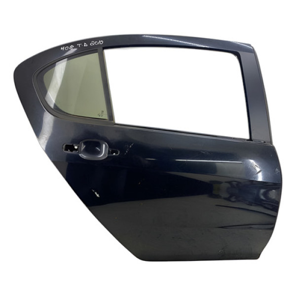 Porta Traseira Direita Peugeot 408 2012 2013 2014 Detalhe Traseira Direita Preta