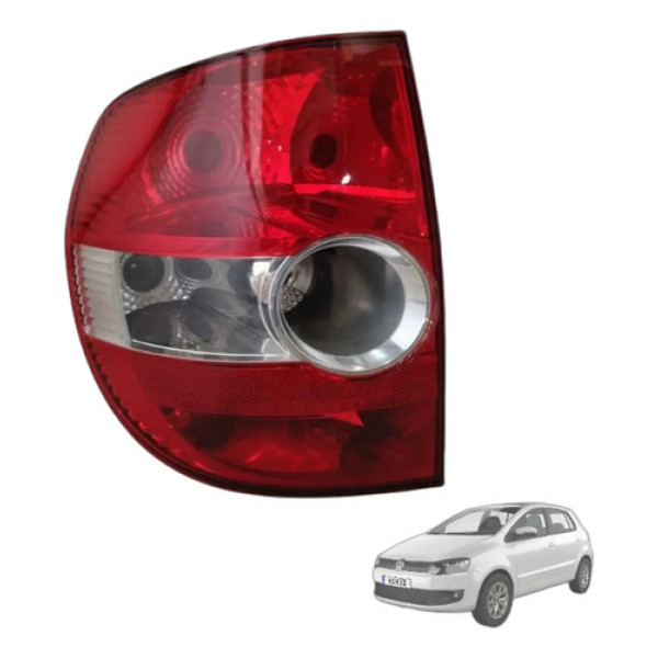 Lanterna Traseira Esq Fox Crossfox 2006 A 2008 Originall Vermelho