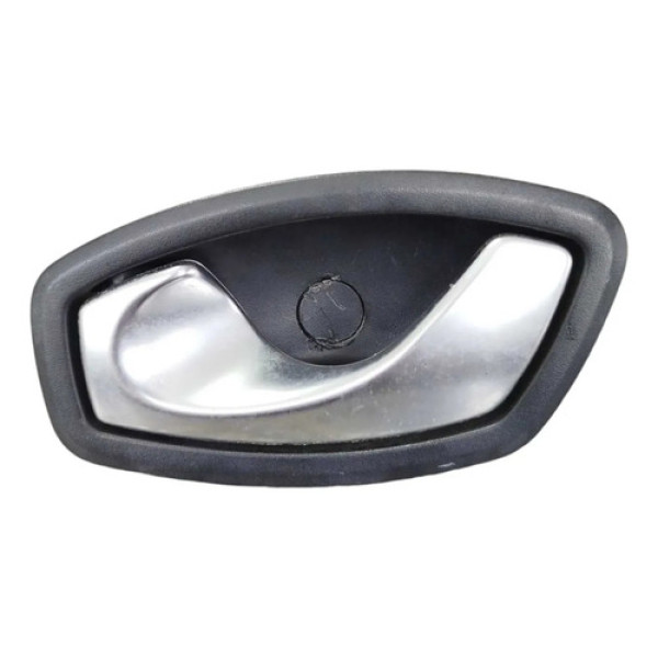Maçaneta Interna Renault Fluence Dianteira Esquerda 2012 Cinza Dianteira