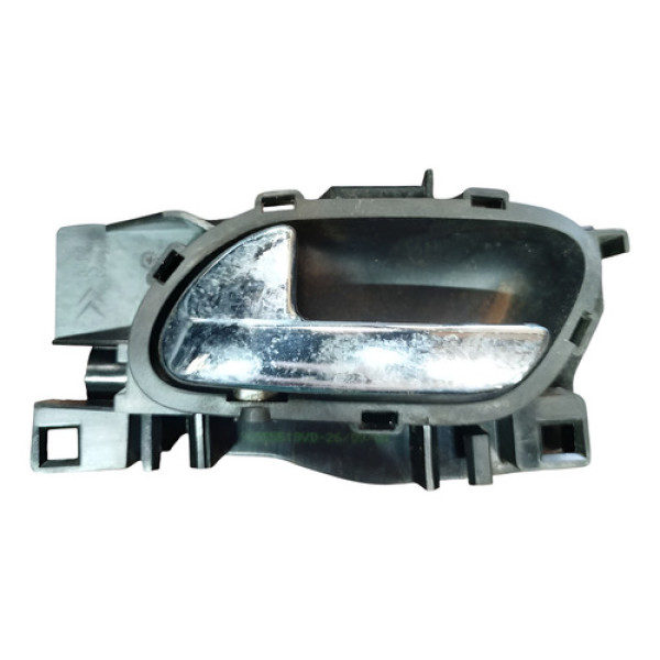 Maçaneta Interna Traseira Esquerda Peugeot 408 2012 2013  Preto Traseira