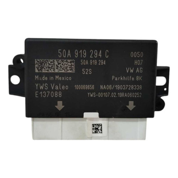 Módulo Sensor Estacionamento Vw Polo Tcross Virtus 2019 2020 Preto