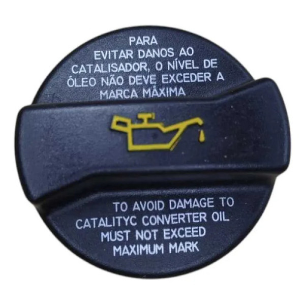 Tampa Oleo Motor Volkswagen Gol Parati 2000 2001 2002 2003 Preto