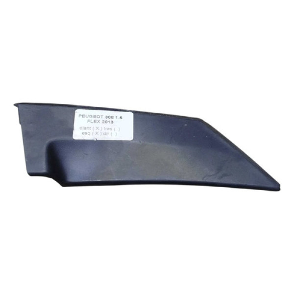 Moldura Retrovisor Esquerdo Peugeot 308 2013 2014 Preto