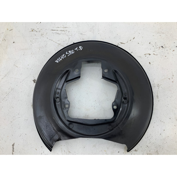 Espelho De Roda Traseira Direita Volvo S80 2001 Preto