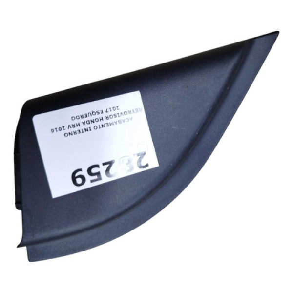 Acabamento Interno Retrovisor Honda Hrv 2016 2017 Esquerdo Preto
