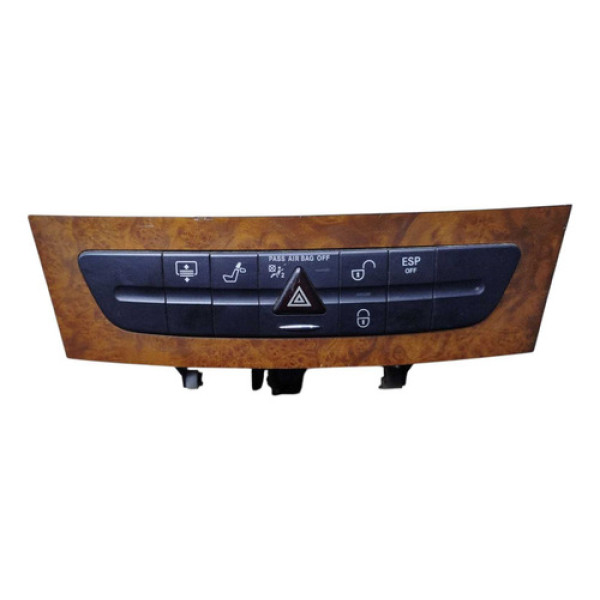 Comando Botao Pisca Alerta Mercedes Cls 350 2008 2009 2010 Marrom