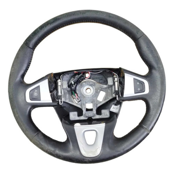 Volante Comando Direção Renault Fluence 2011 2012 Detalhes Cinza