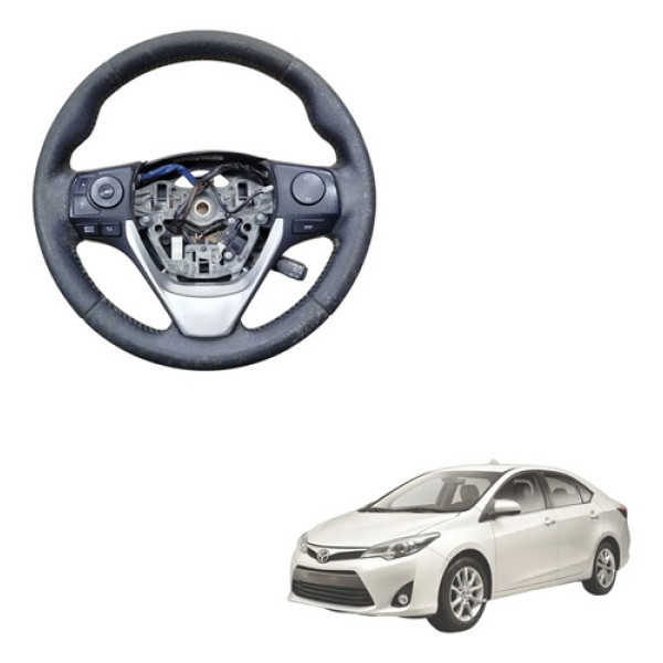 Volante Direção Corolla 2015 2016 2017 2018 2019 Preto