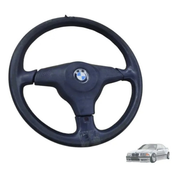Volante Direção Bmw E36 325i 328i 1998 A 2000 Original Preto