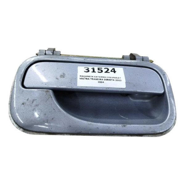 Maçaneta Externa Chevrolet Vectra Traseira Direita 2003 2004 Prata Traseira