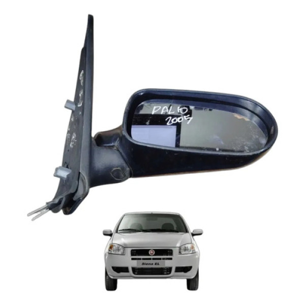 Retrovisor Manual Direito Fiat Palio 2003-05 Genuino