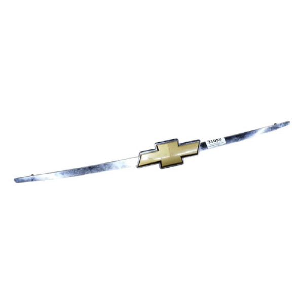 Friso Emblema Grade Dianteira Chevrolet Corsa Classic 2010 Prateado
