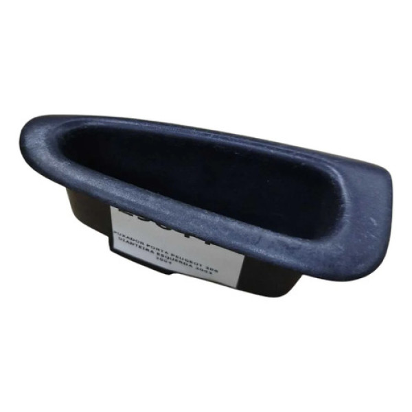 Puxador Porta Peugeot 206 Dianteira Esquerda 2003 2004 Preto Dianteira