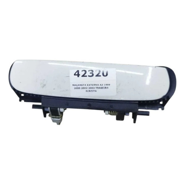 Maçaneta Externa A3 1999 2000 2002 2003 Traseira Direita Branco Traseira