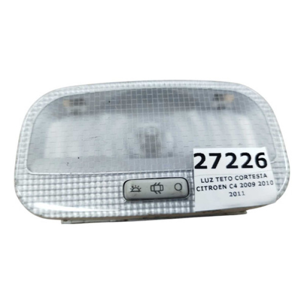 Luz Teto Cortesia Citroen C4 Pallas 2008 2009 2010 2011 2012