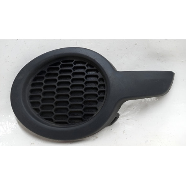 Moldura Tampa Farol Milha Esquerdo Peugeot 208 14 C/ Detalhe Preto