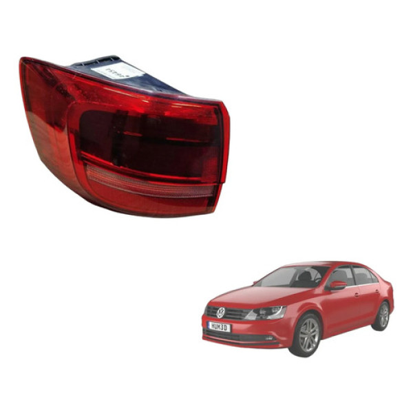 Lanterna Esquerda Carroceria Jetta Confortiline 2015 Detalhe Vermelho