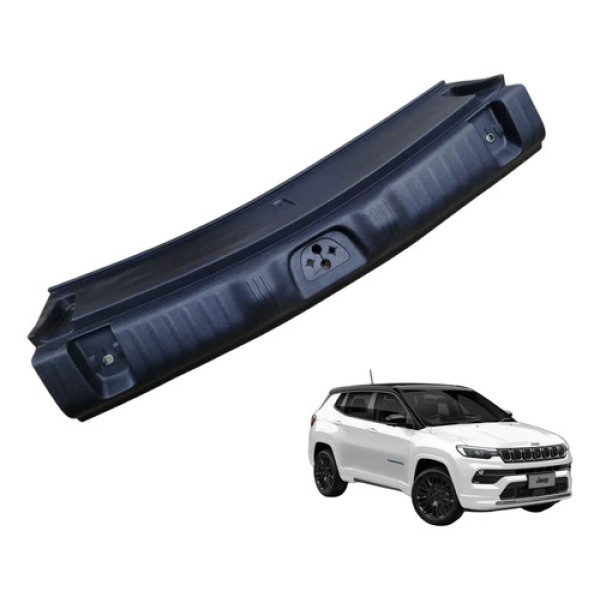 Soleira Interna Porta Malas Jeep Compass 2016 2021 Original Preto