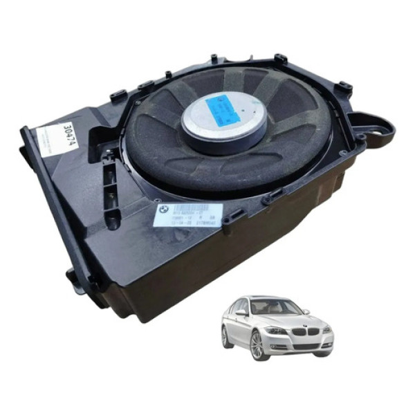 Subwoofer Bmw 320 2005 Lado Direito Original Preto