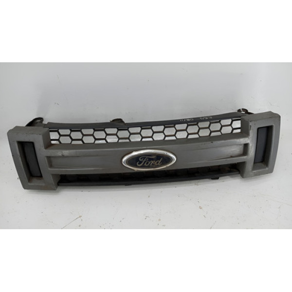 Grade Dianteira + Emblema Ford Ecosport 08 A 11 C/ Detalhes Fosco