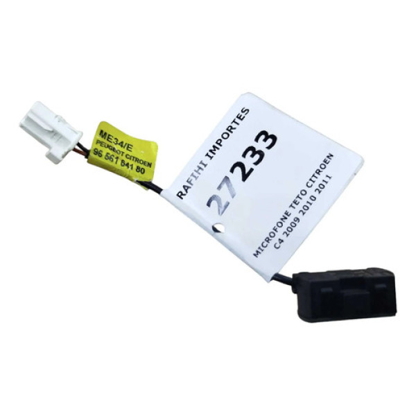 Microfone Teto Citroen C4 Pallas 2008 2009 2010 2011 2012