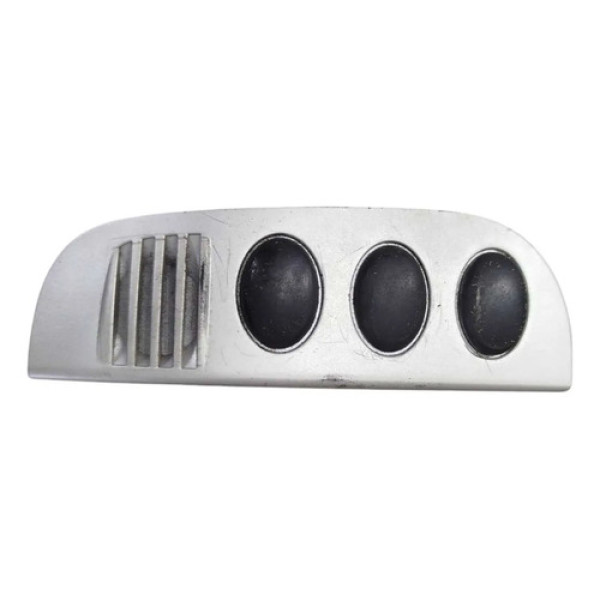 Moldura Botão Falso Do Painel Citroen C3 2011 Lado Esquerdo Preto