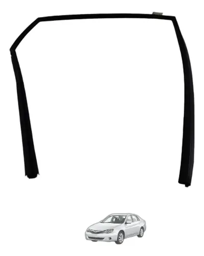 Guarnição Subaru Impreza Porta Traseira Esquerda 2010 Preto