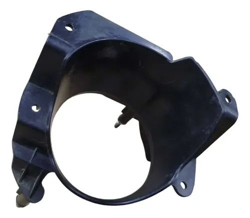 Suporte Farol Milha Fiat Palio 2008 2009 Esquerdo Detalhe  Preto Esquerdo
