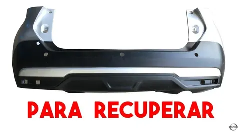 Parachoque Traseiro Nissan Kicks 2016 A 2020 Para Recuperar