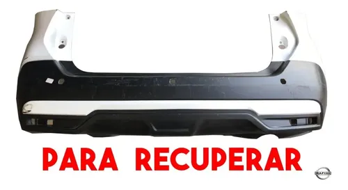 Parachoque Traseiro Nissan Kicks 2016 A 2020 Para Recuperar
