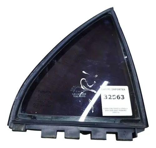 Vidro Fixo Toyota Corolla 2004 2005 2007 Traseiro Direito