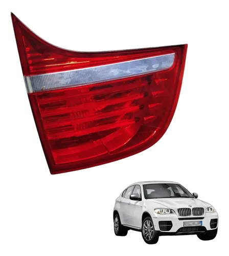 Lanterna Tampa Traseira Bmw X6 2009 2010 2011 2012 Esquerdo Vermelho