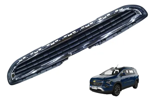 Grade Dianteira Parachoque Superior Gm Spin 2013 2014 2017 Preta