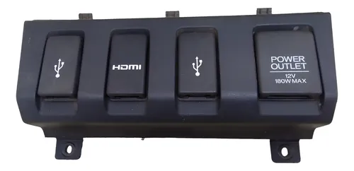 Botoes Honda Hrv Usb Hdmi Saida 12v 2016 83412-t7t-m010 Preto