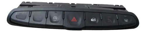 Comando Botão Pisca Alerta Fiat Argo 2018 2019 2020 Preto