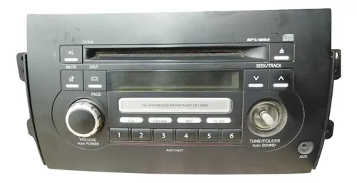 Radio Cd Player Suzuki Sx4 2009 2010 2011 2012 2013 Detalhe