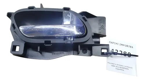 Maçaneta Interna C4 Pallas 2008 2012 Dianteira Esquerda Preto Dianteira
