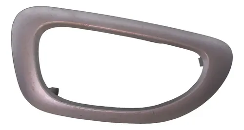 Moldura Maçaneta Interna Dianteira Direita 307 2007 2008 Prata Dianteira