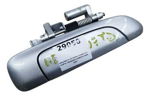 Maçaneta Externa Honda Fit Porta Traseira Direita 2006 2007 Prata Traseira