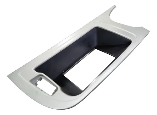 Moldura Multimidia Painel Audi A4 2008 2009 2010 2011 2012 Cinza-escuro