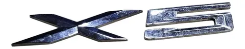 Emblema Bmw X5 2000 2001 2002 2003 2004 2005 Original Prateado