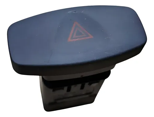 Botao Pisca Alerta Clio Duster Logan Sandero 2010 2011 2012 Preta